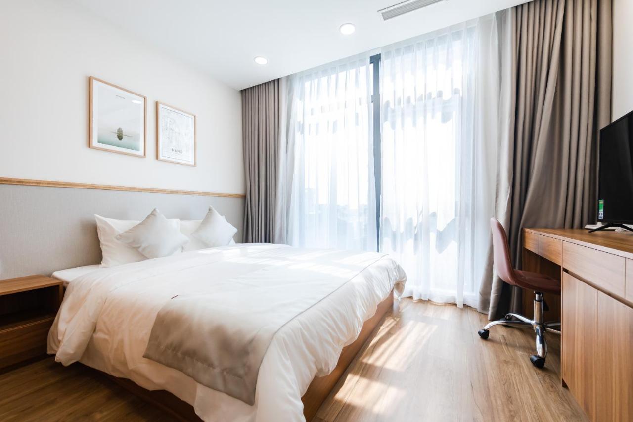 Five Star Westlake 1St-4Th Floors Hotel & Serviced Apartment Hanoi Kültér fotó A bedroom at the hotel