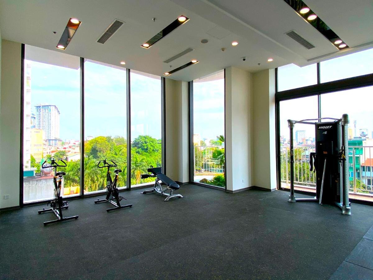 Five Star Westlake 1St-4Th Floors Hotel & Serviced Apartment Hanoi Kültér fotó The gym at the 10th floor
