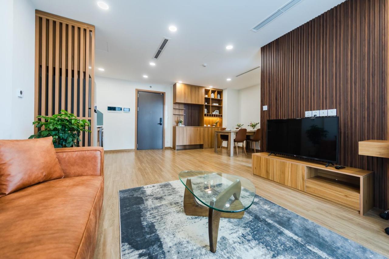 Five Star Westlake 1St-4Th Floors Hotel & Serviced Apartment Hanoi Kültér fotó A living room in a serviced apartment in Hanoi, Vietnam
